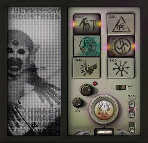 Backmask plugin interface, Freakshow Industries