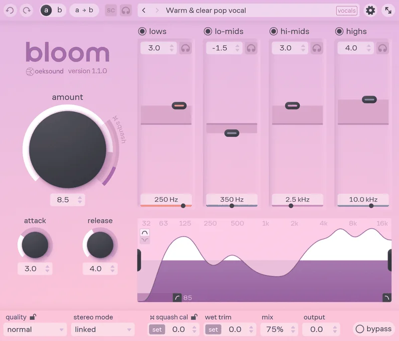 Bloom plugin interface, Oeksound