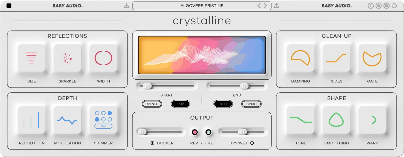 Crystalline plugin interface, Baby Audio