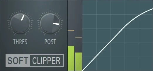 Fruity Soft Clipper plugin interface, Image-Line
