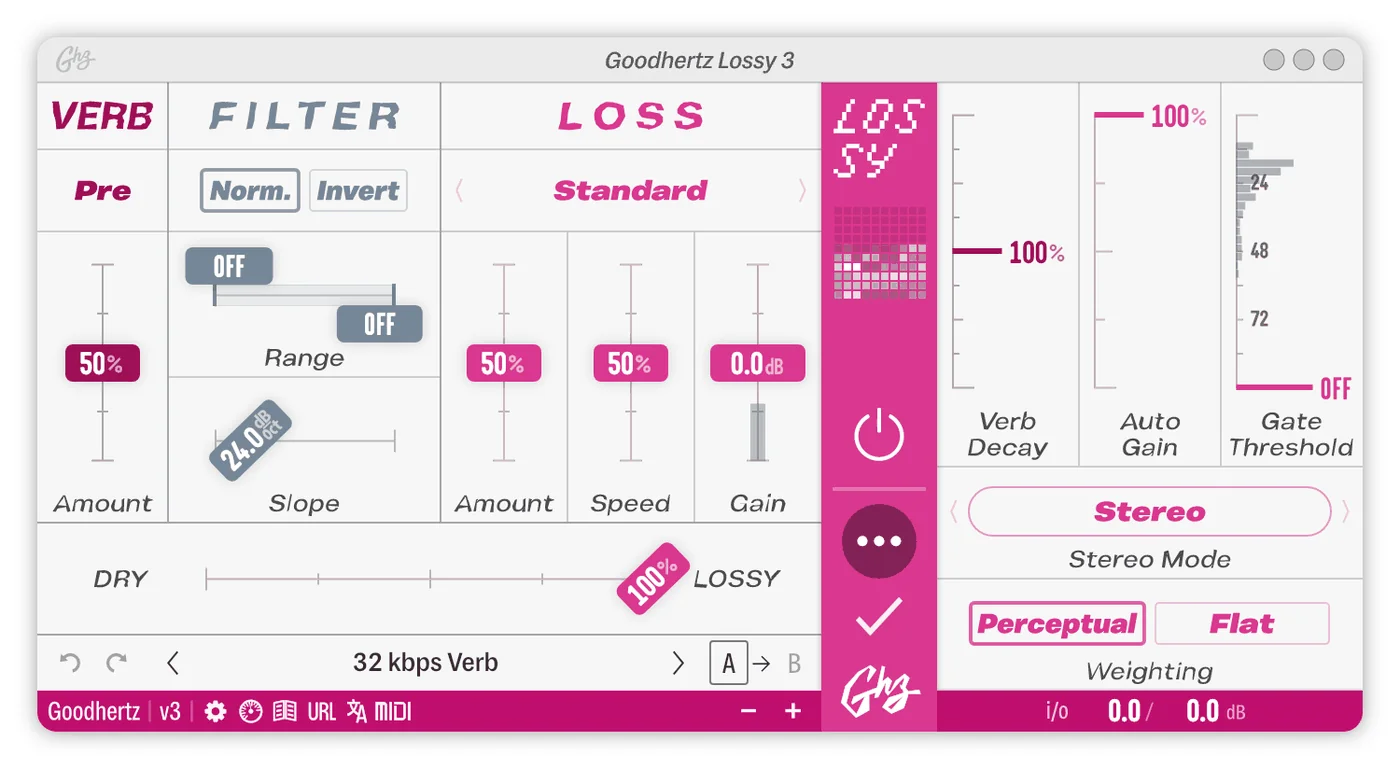 Lossy plugin interface, Goodhertz