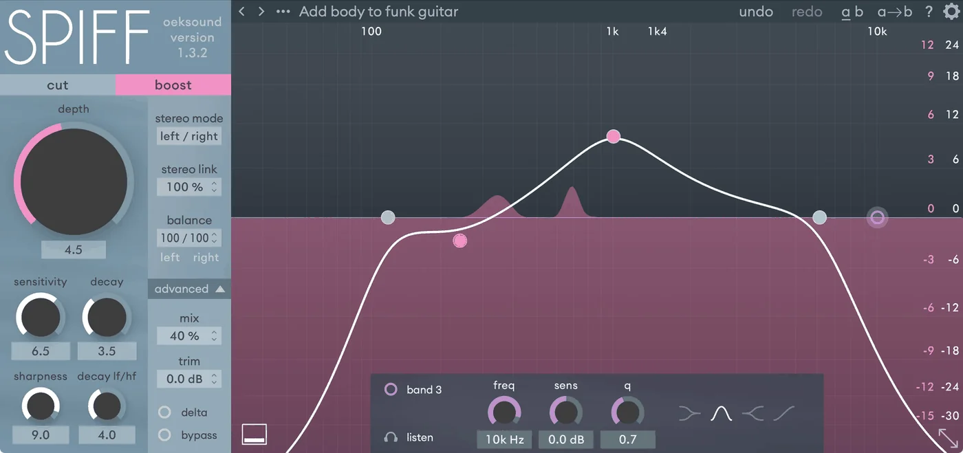 Spiff plugin interface, Oeksound