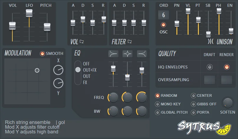 Sytrus plugin interface, Image-Line